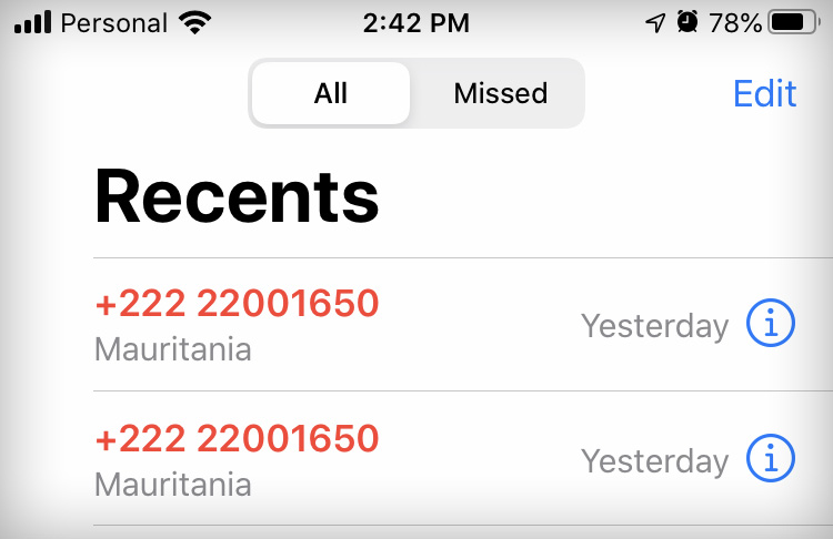 Mauritania phone call in middle of night is a scam: What to know