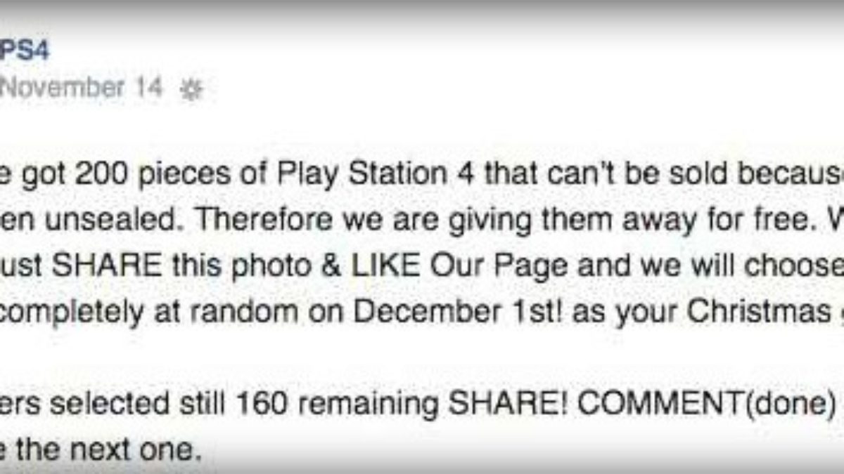 Playstation 4 Giveaway Scam 2020 Scam Detector