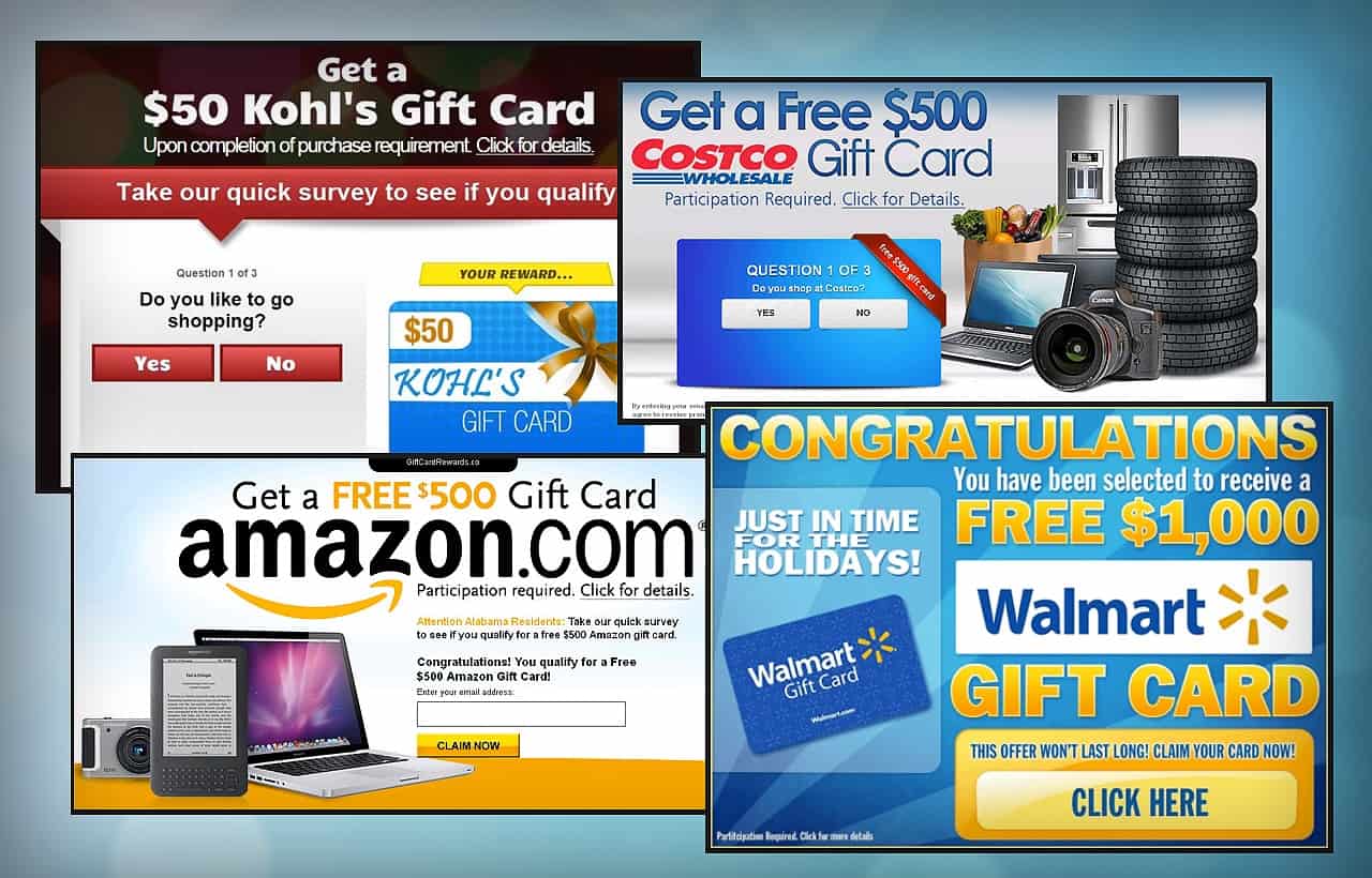 Gift Cards for Survey Scam (2021) Scam Detector