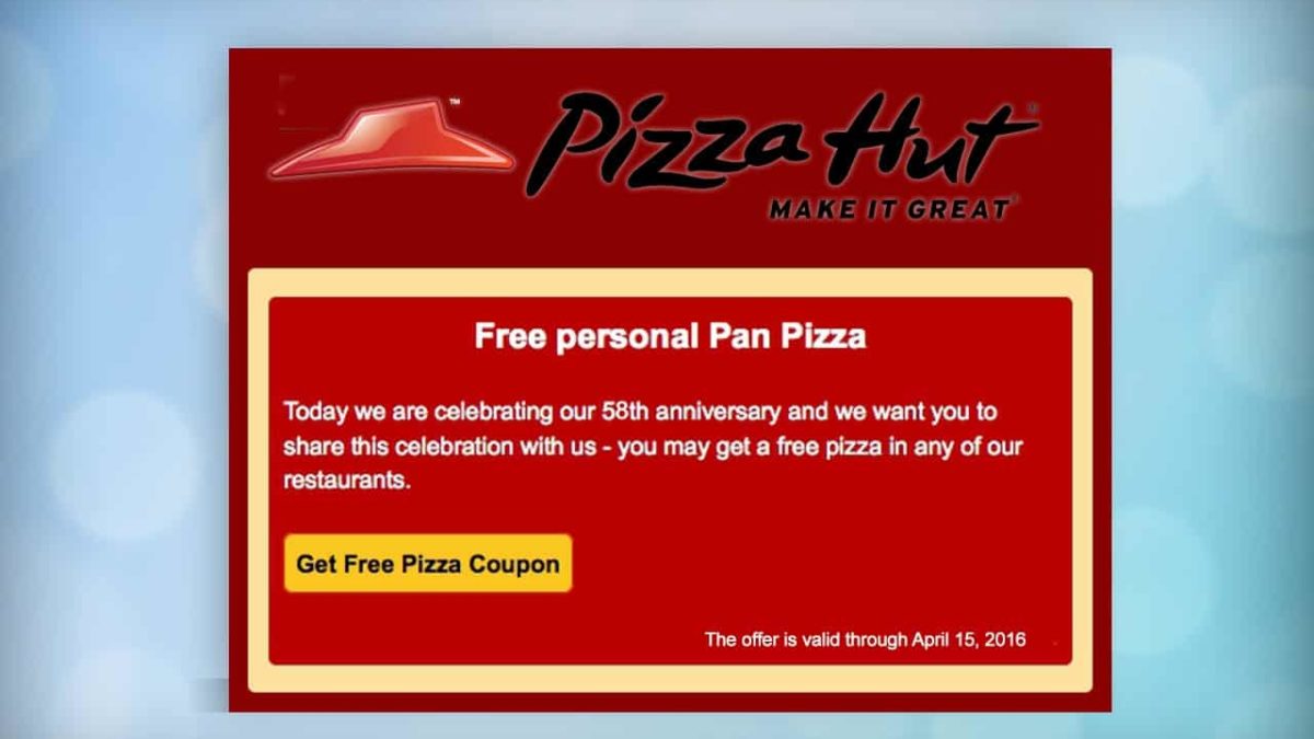 Fast Food Free Meal Coupon - Scam Detector