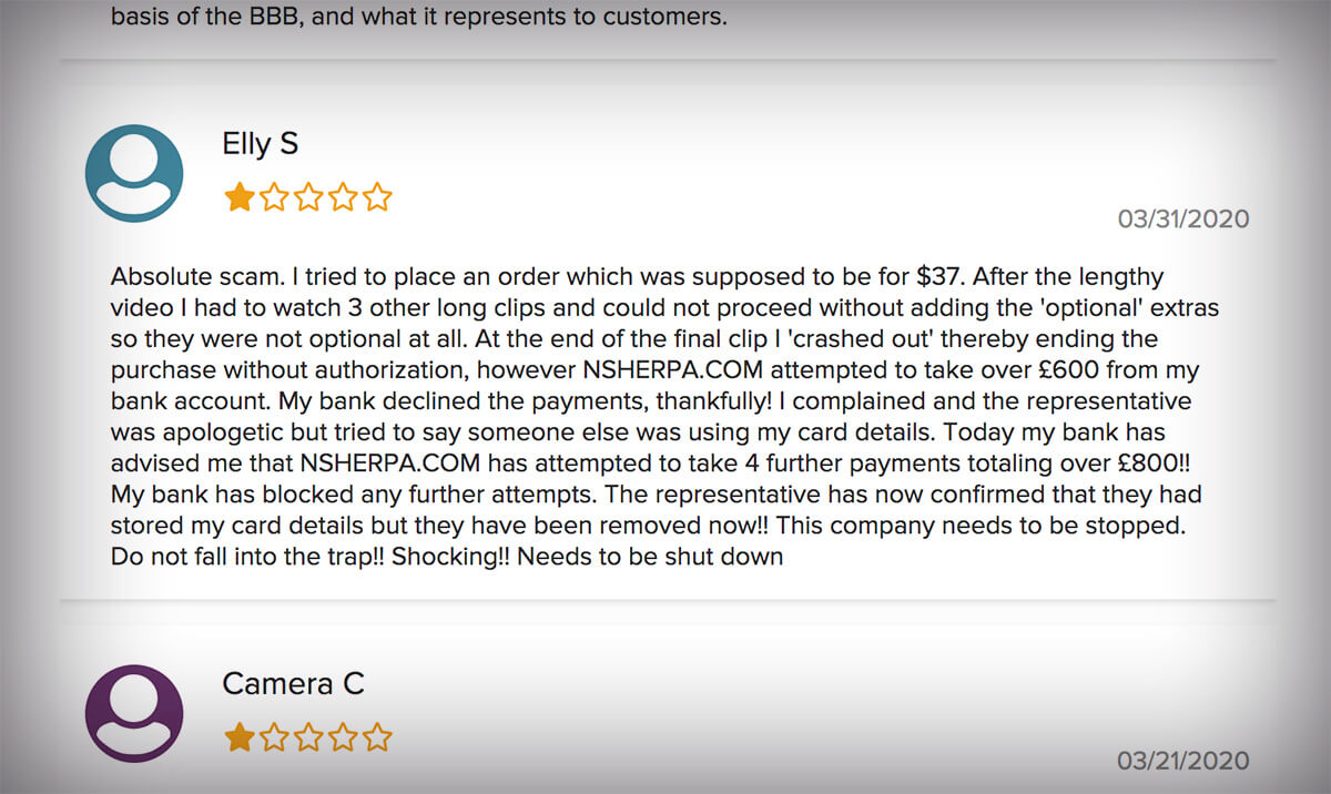 Natural Health Sherpa Scam (2021) Scam Detector