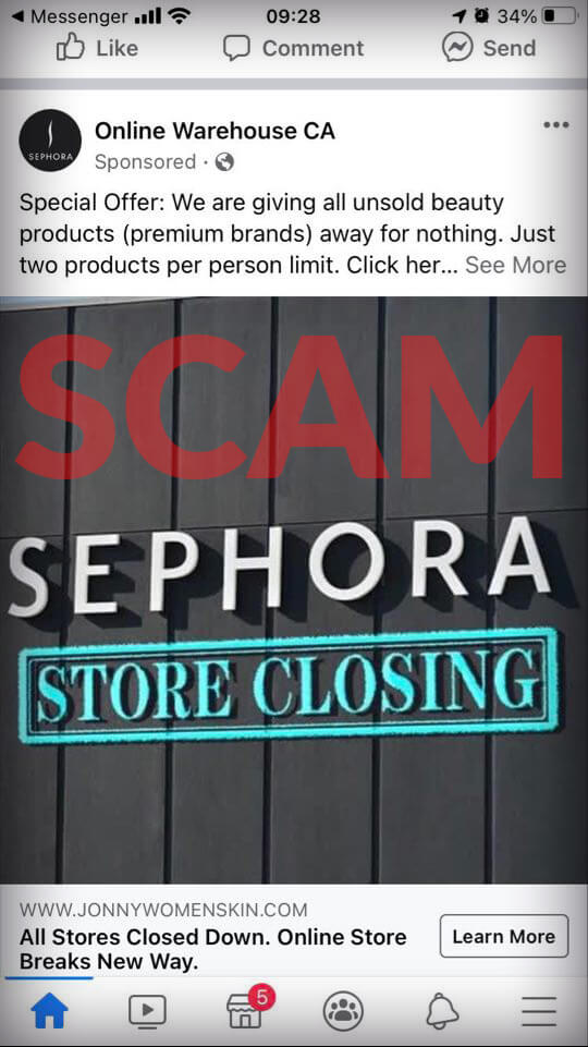 sephora facebook giveaway