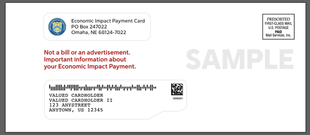 economic impact payment card