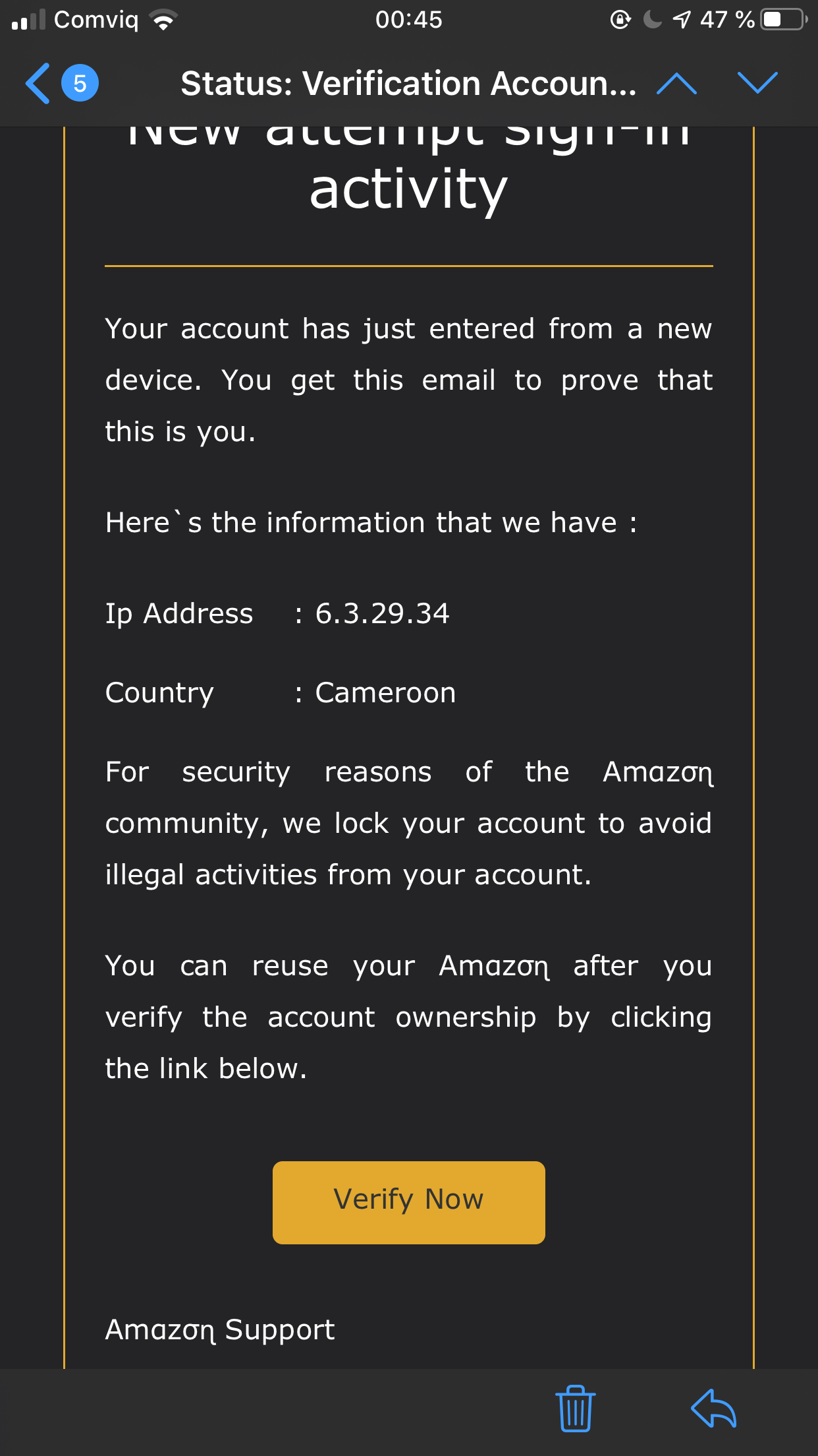 amazon locked account