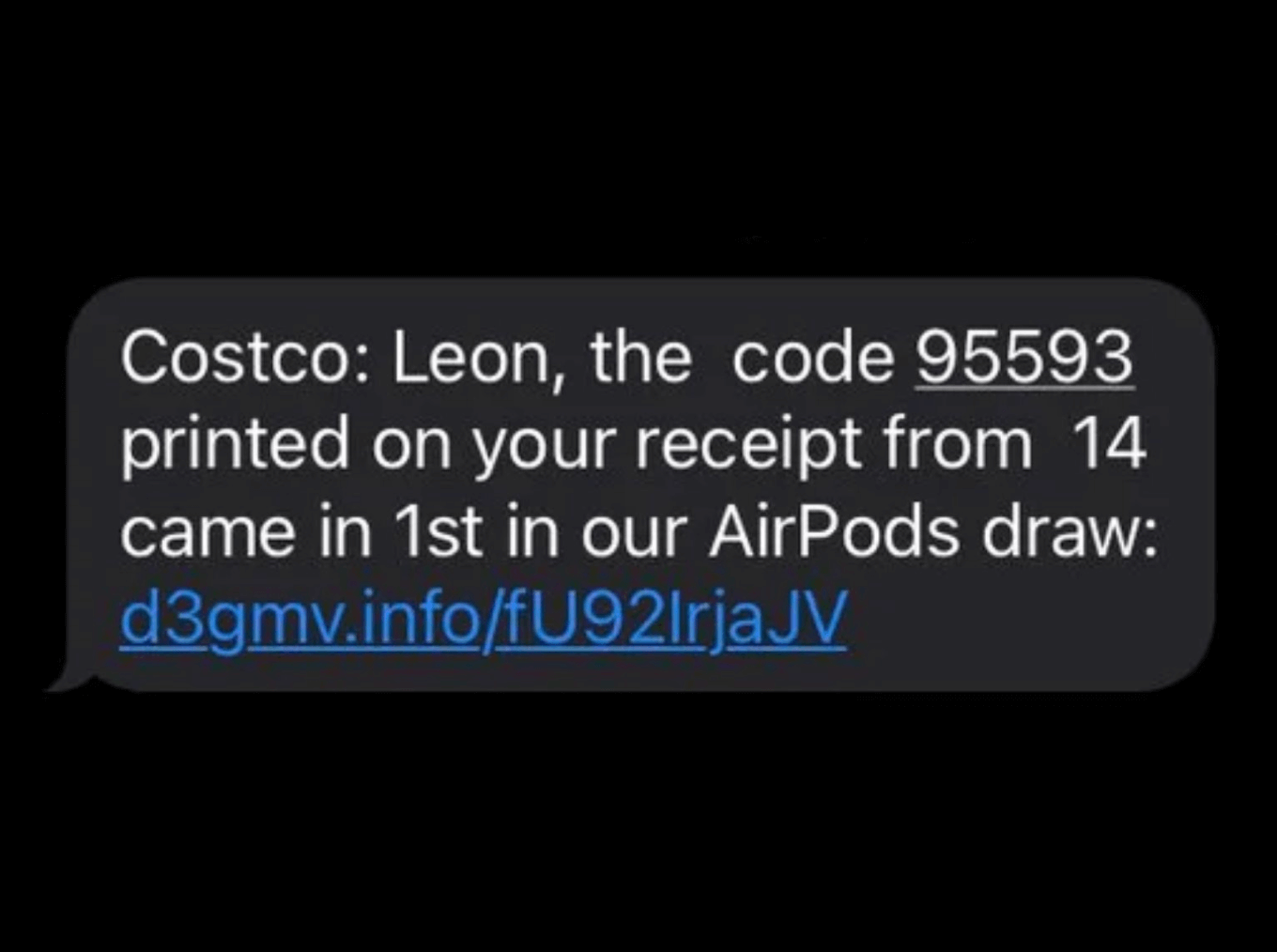 costco receipt scam