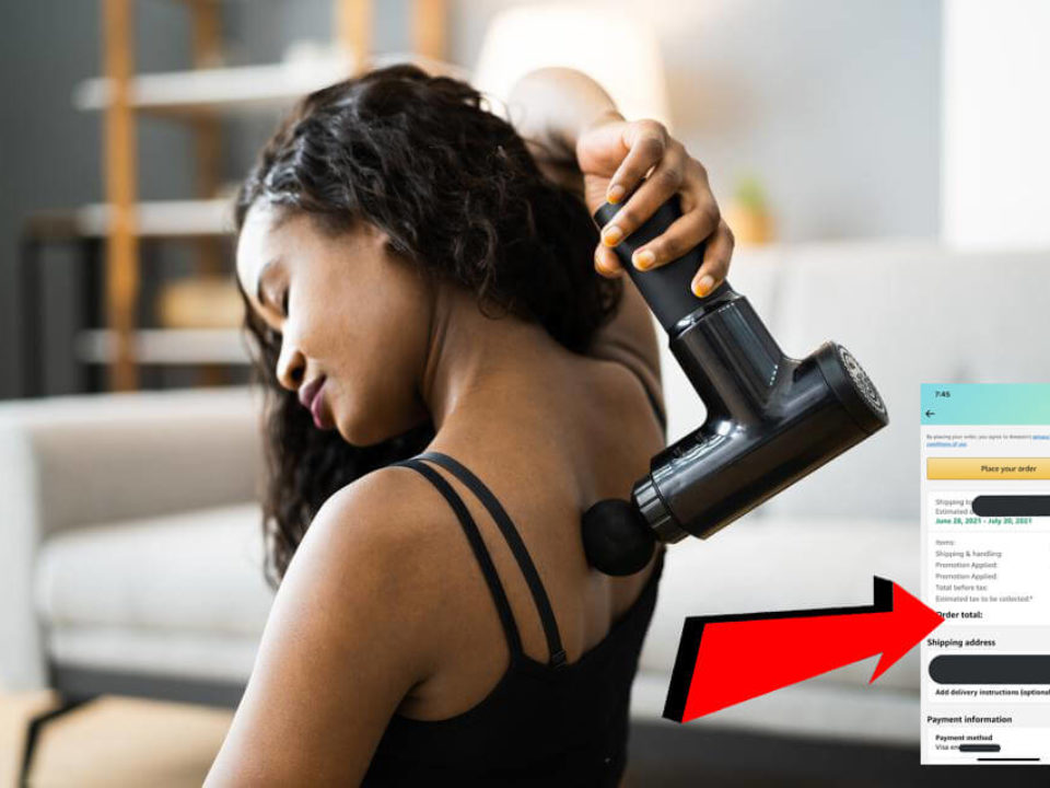 free massage gun on amazon