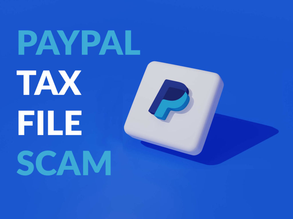 paypal tax file scam
