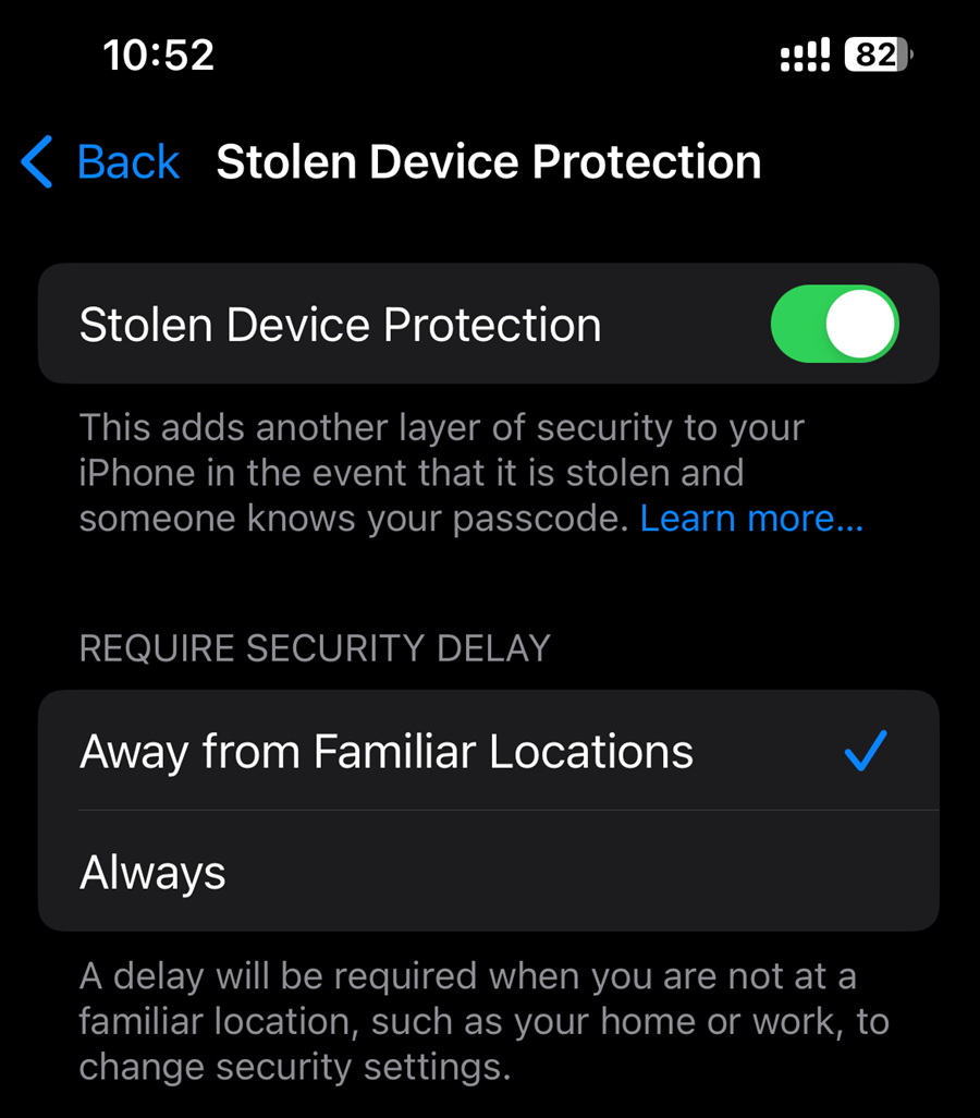 iOS-Stolen-Device-Protection