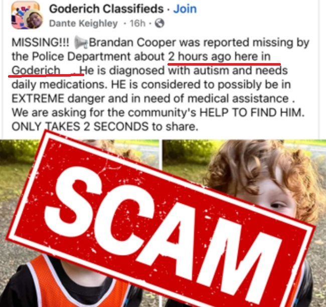 Missing-Child-Social-Media-Scam