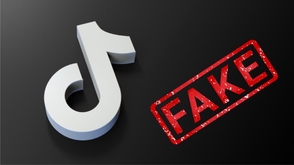 how to identify a scamming bot account on tiktok