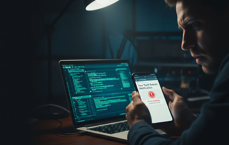 Your Tariff Rebate Notification Could Be a Scam
