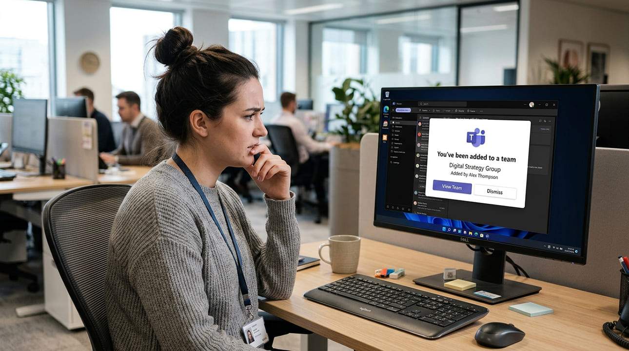 Have You Been Added to a Microsoft Team It Could Be a Scam